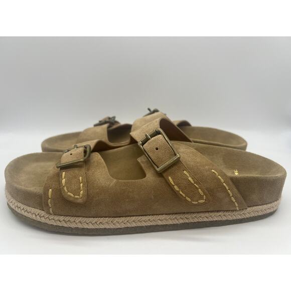Polo Ralph Lauren Turbach Sandals Beige Suede Men Size 12D New main image 8